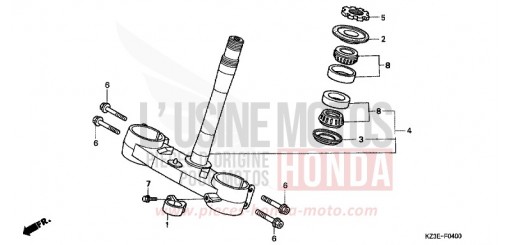 STEERING STEM CR250RY de 2000